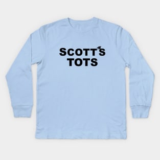 Scott's Tots Office Fan Kids Long Sleeve T-Shirt